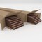 Ekena Millwork 48H x 3/8T Adjustable Wood Slat Wall Panel Kit w/ 2W Slats, Walnut contains 22 Slats SWW66X48X0375WA - alternate 4
